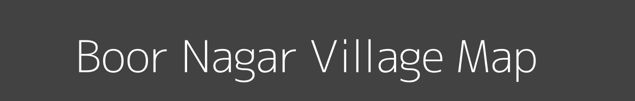 Map of Boor Nagar Village in Uttar Pradesh Image