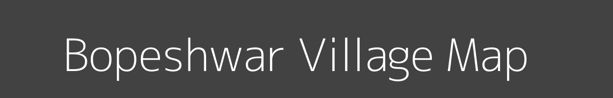 Map of Bopeshwar Village in Maharashtra Image