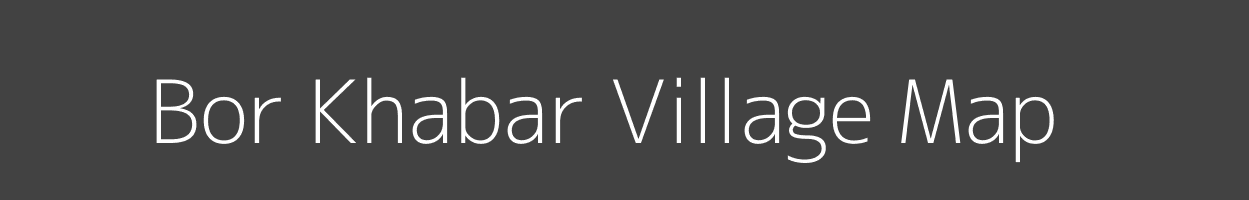 Map of Bor Khabar Village in Rajasthan Image