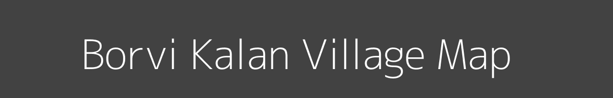 Map of Borvi Kalan Village in Rajasthan Image