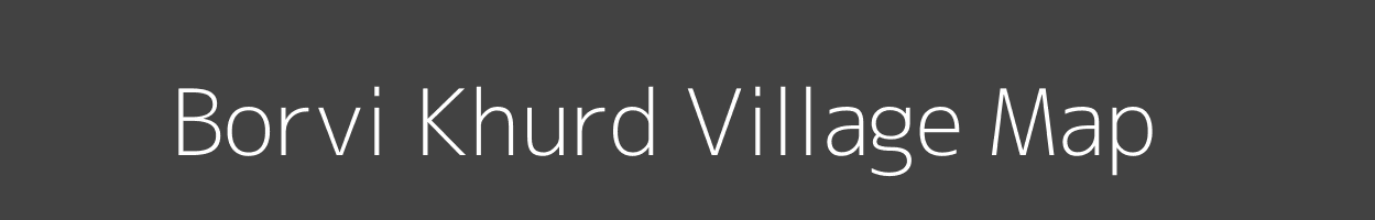 Map of Borvi Khurd Village in Rajasthan Image