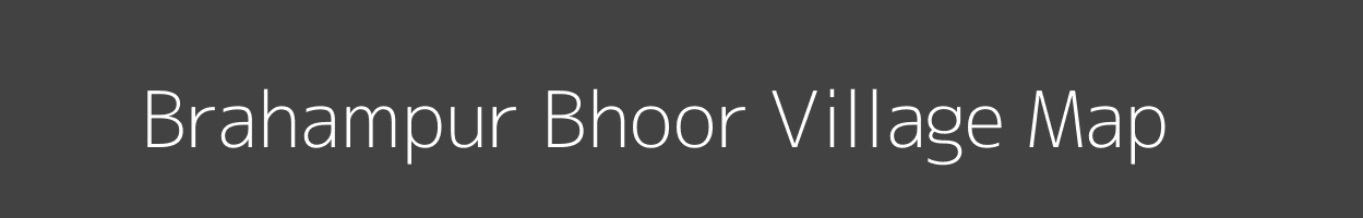 Map of Brahampur Bhoor Village in Uttar Pradesh Image