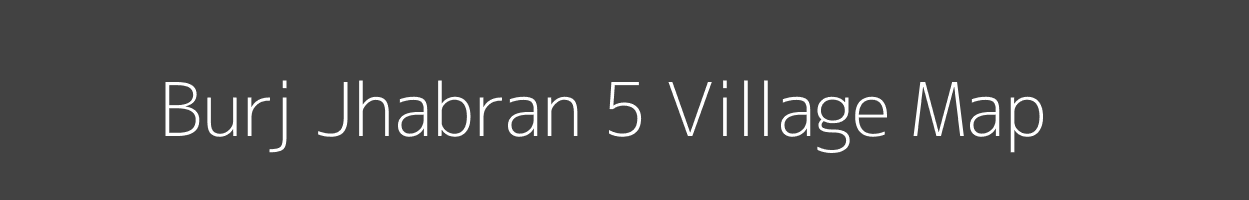 Map of Burj Jhabran 5 Village in Punjab Image