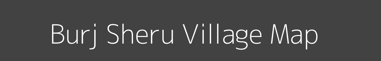 Map of Burj Sheru Village in Jammu and Kashmir Image