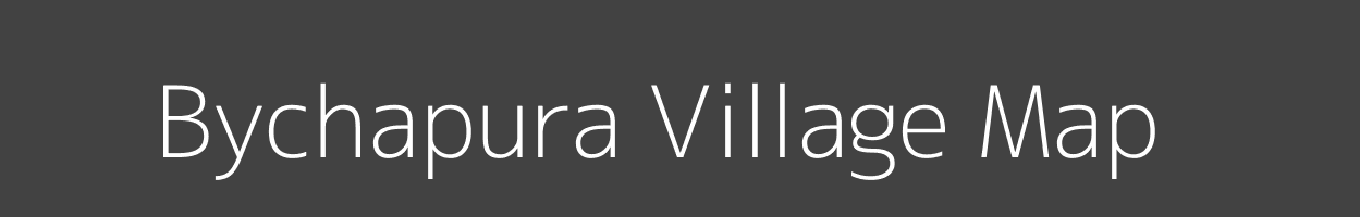 Map of Bychapura Village in Karnataka Image