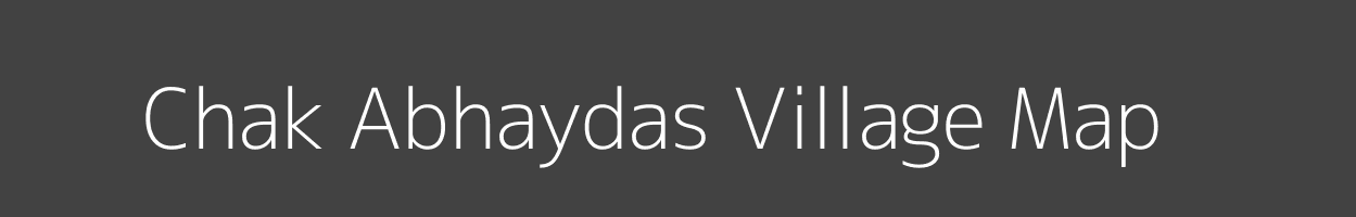 Map of Chak Abhaydas Village in Uttar Pradesh Image