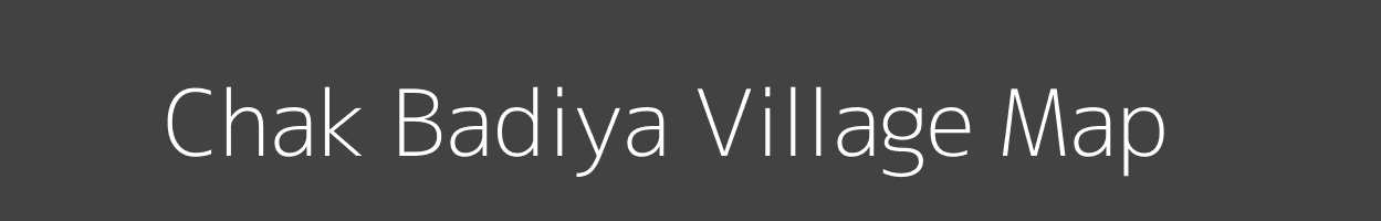 Map of Chak Badiya Village in Rajasthan Image