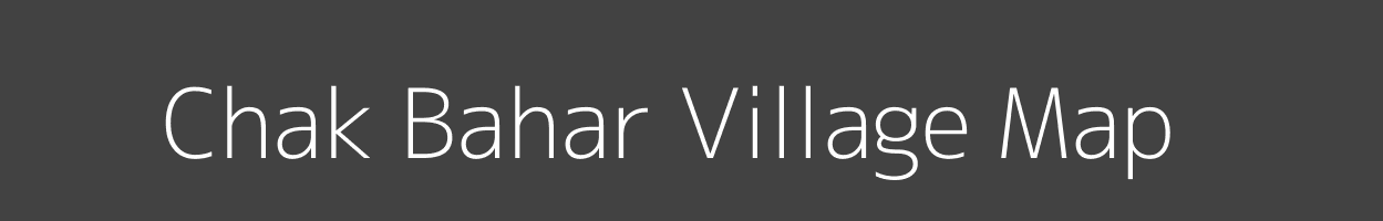 Map of Chak Bahar Village in Uttar Pradesh Image