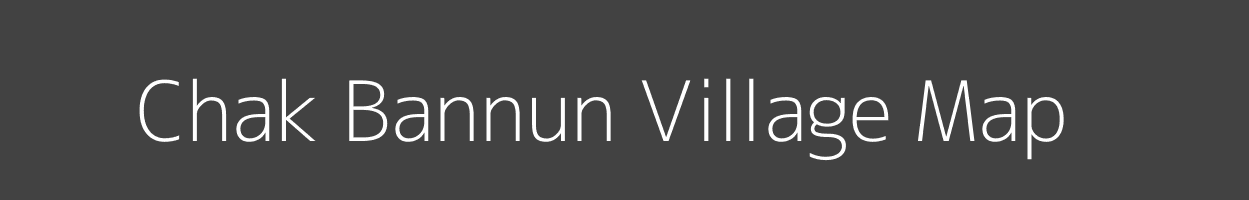 Map of Chak Bannun Village in Jammu and Kashmir Image