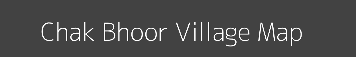 Map of Chak Bhoor Village in Uttar Pradesh Image