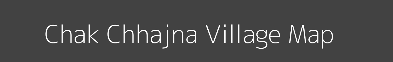 Map of Chak Chhajna Village in Rajasthan Image