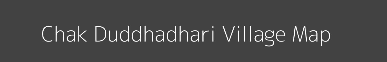 Map of Chak Duddhadhari Village in Uttar Pradesh Image