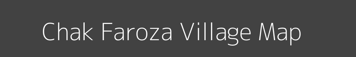 Map of Chak Faroza Village in Jammu and Kashmir Image