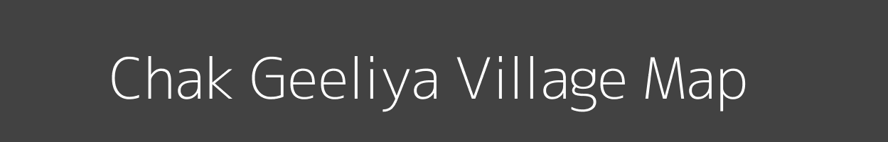 Map of Chak Geeliya Village in Rajasthan Image