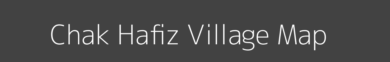 Map of Chak Hafiz Village in Uttar Pradesh Image