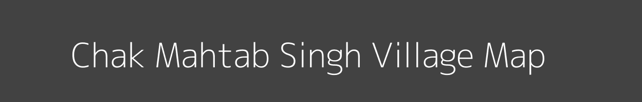 Map of Chak Mahtab Singh Village in Jammu and Kashmir Image
