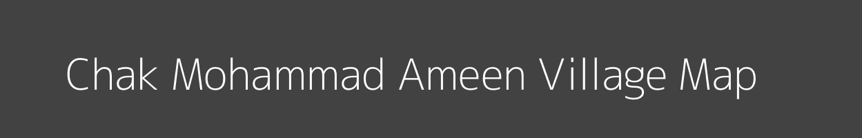 Map of Chak Mohammad Ameen Village in Uttar Pradesh Image