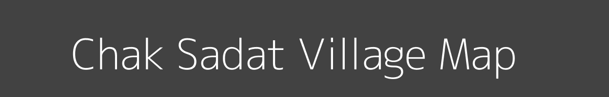 Map of Chak Sadat Village in Bihar Image