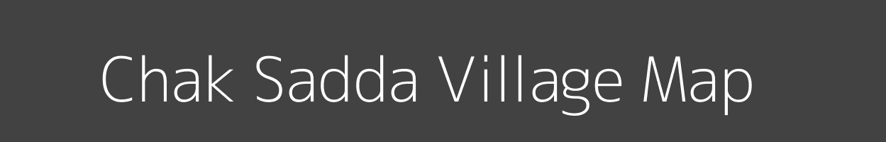 Map of Chak Sadda Village in Jammu and Kashmir Image