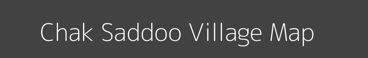 Map of Chak Saddoo Village in Uttar Pradesh Image