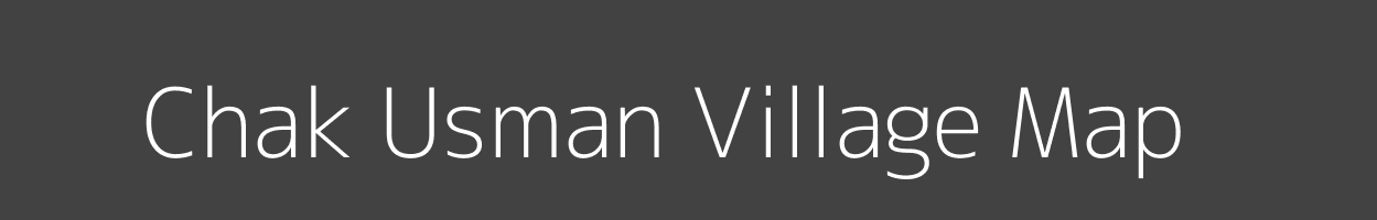 Map of Chak Usman Village in Uttar Pradesh Image