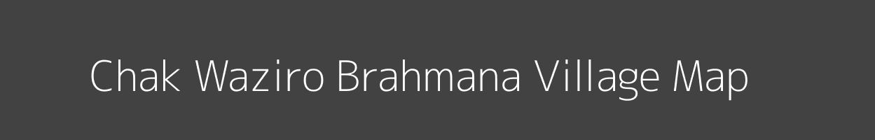 Map of Chak Waziro Brahmana Village in Jammu and Kashmir Image