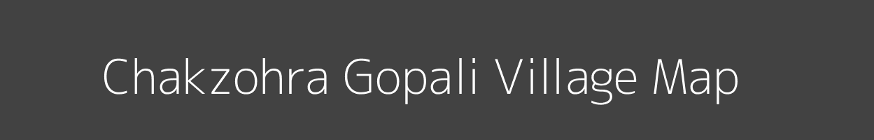 Map of Chakzohra Gopali Village in Bihar Image