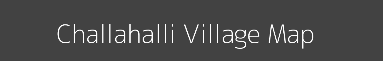 Map of Challahalli Village in Karnataka Image