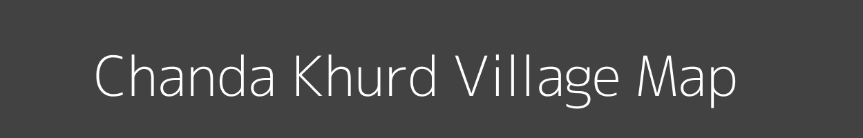 Map of Chanda Khurd Village in Uttar Pradesh Image