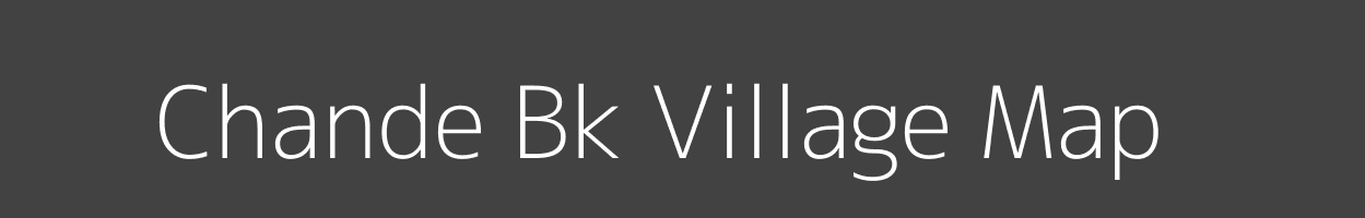 Map of Chande Bk Village in Maharashtra Image