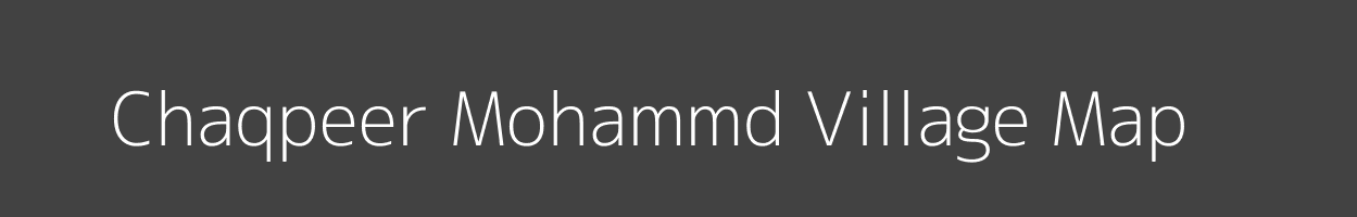 Map of Chaqpeer Mohammd Village in Uttar Pradesh Image