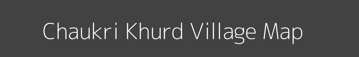 Map of Chaukri Khurd Village in Rajasthan Image