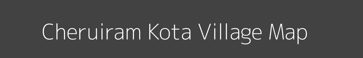 Map of Cheruiram Kota Village in Uttar Pradesh Image