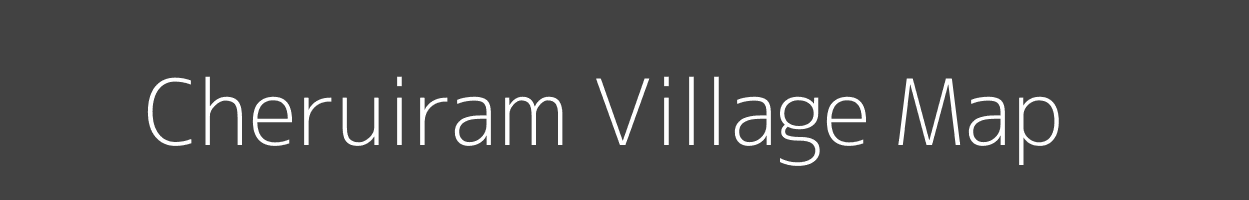 Map of Cheruiram Village in Uttar Pradesh Image