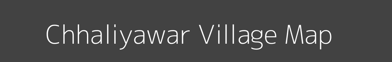 Map of Chhaliyawar Village in Rajasthan Image
