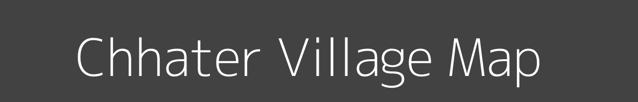 Map of Chhater Village in Madhya Pradesh Image