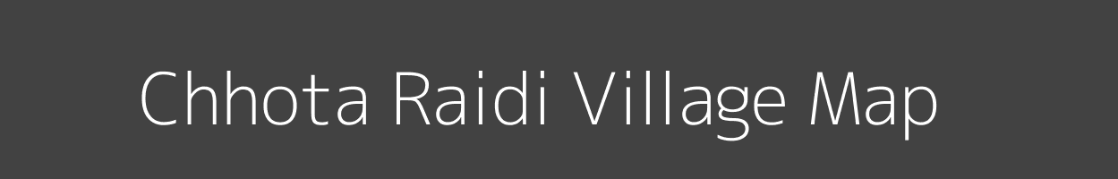 Map of Chhota Raidi Village in Jharkhand Image