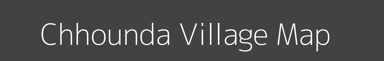 Map of Chhounda Village in Madhya Pradesh Image