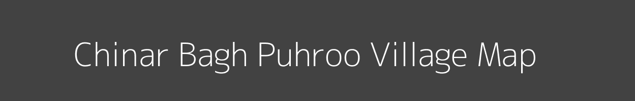 Map of Chinar Bagh Puhroo Village in Jammu and Kashmir Image