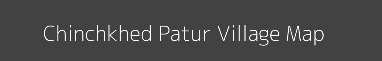 Map of Chinchkhed Patur Village in Maharashtra Image