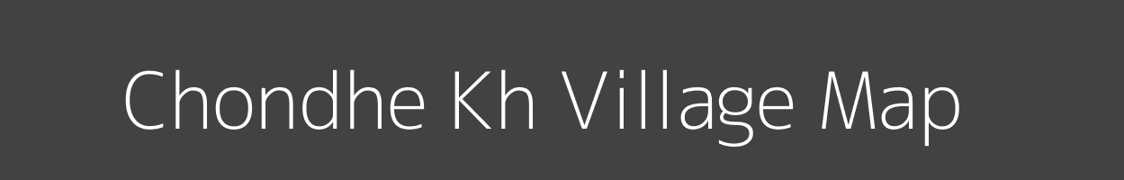 Map of Chondhe Kh Village in Maharashtra Image