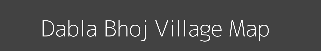 Map of Dabla Bhoj Village in Rajasthan Image