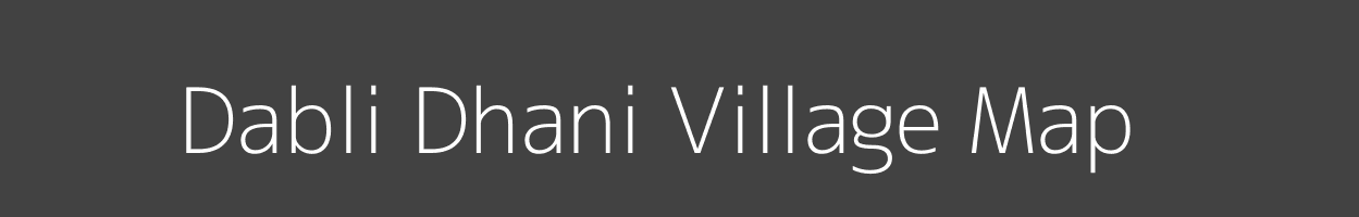 Map of Dabli Dhani Village in Rajasthan Image
