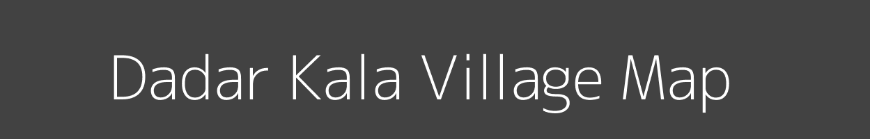 Map of Dadar Kala Village in Madhya Pradesh Image