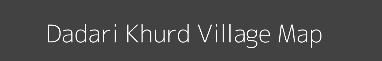 Map of Dadari Khurd Village in Uttar Pradesh Image