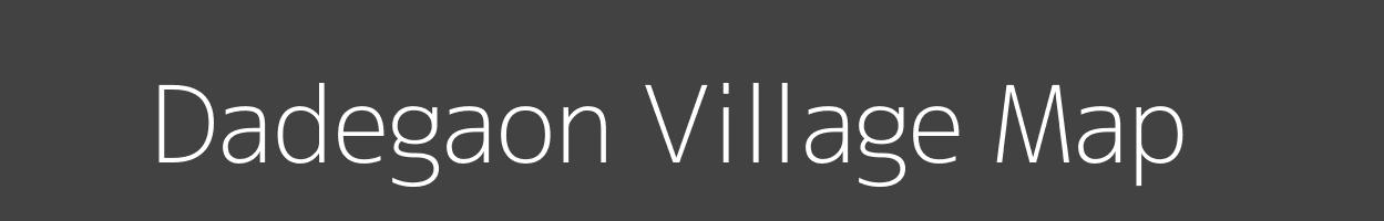 Map of Dadegaon Village in Maharashtra Image