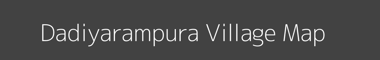 Map of Dadiyarampura Village in Rajasthan Image