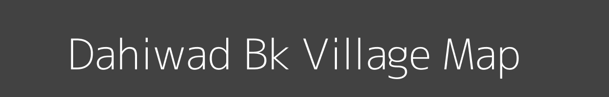 Map of Dahiwad Bk Village in Maharashtra Image