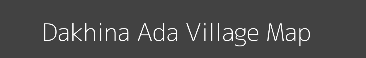 Map of Dakhina Ada Village in Odisha Image