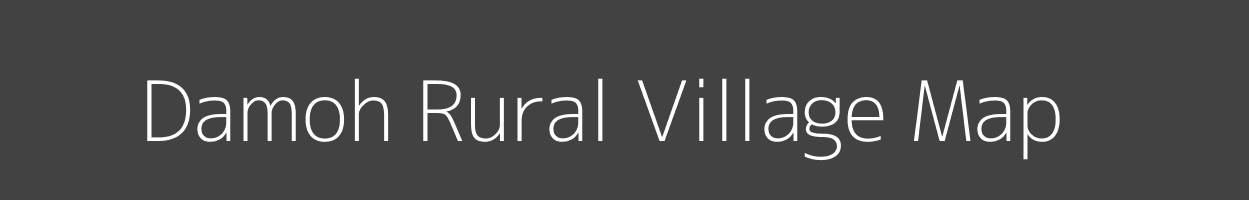 Map of Damoh Rural Village in Madhya Pradesh Image